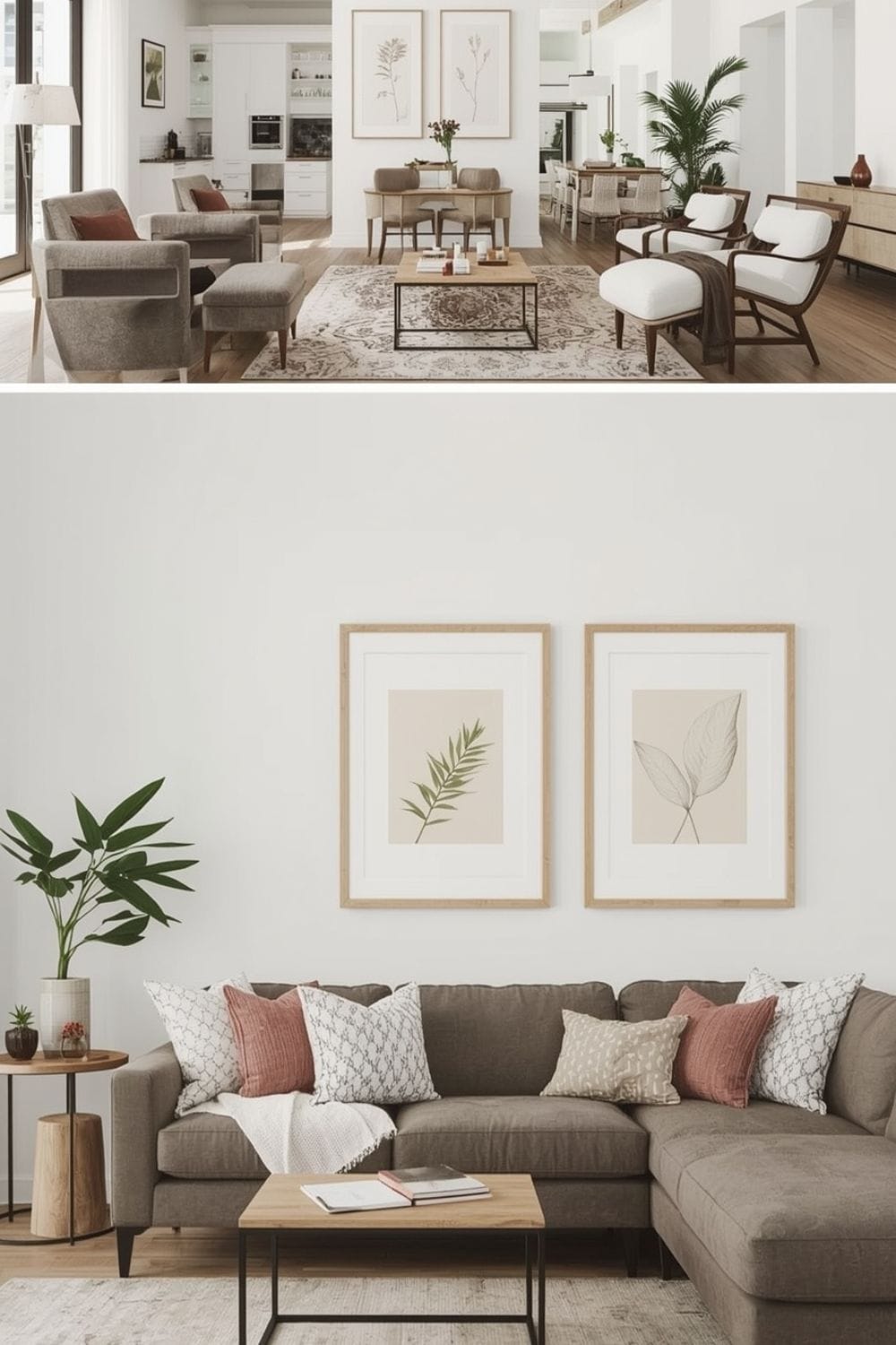 kitchen wall decor ideas modern living room