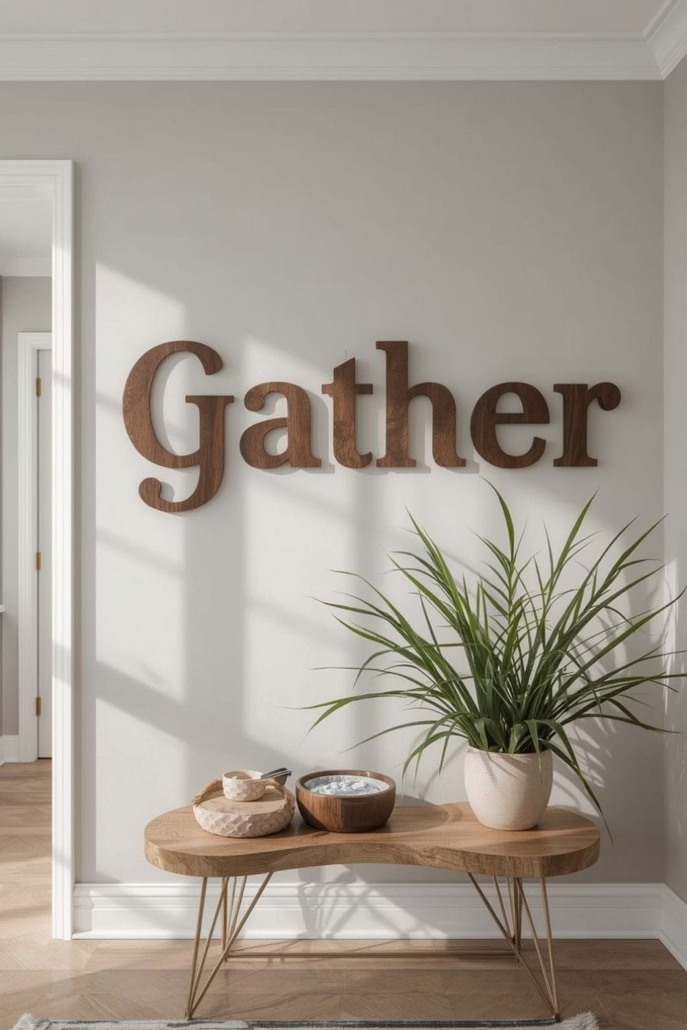 rustic modern kitchen wall decor