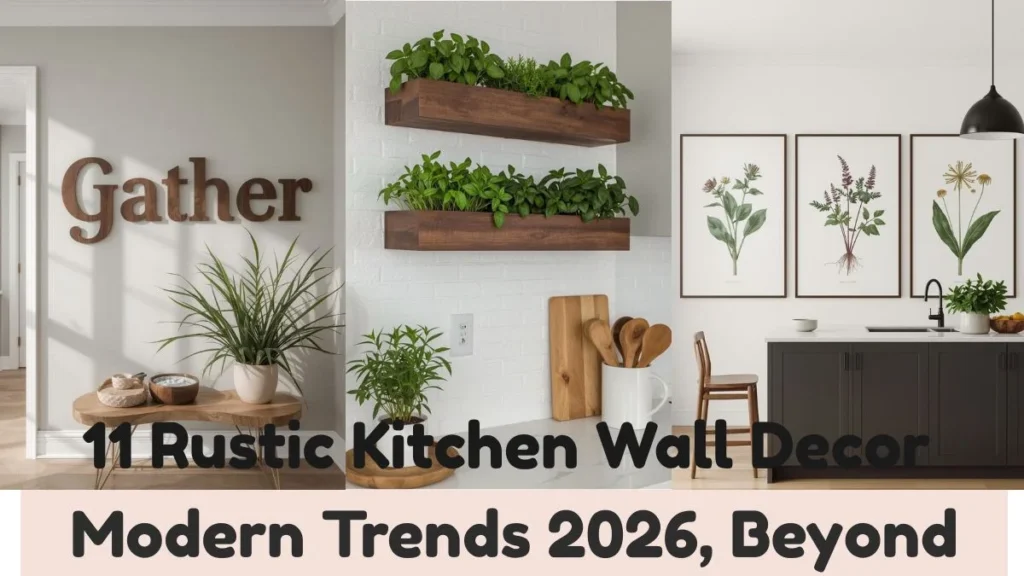 Rustic Kitchen Wall Decor Ideas Modern Trends for 2026