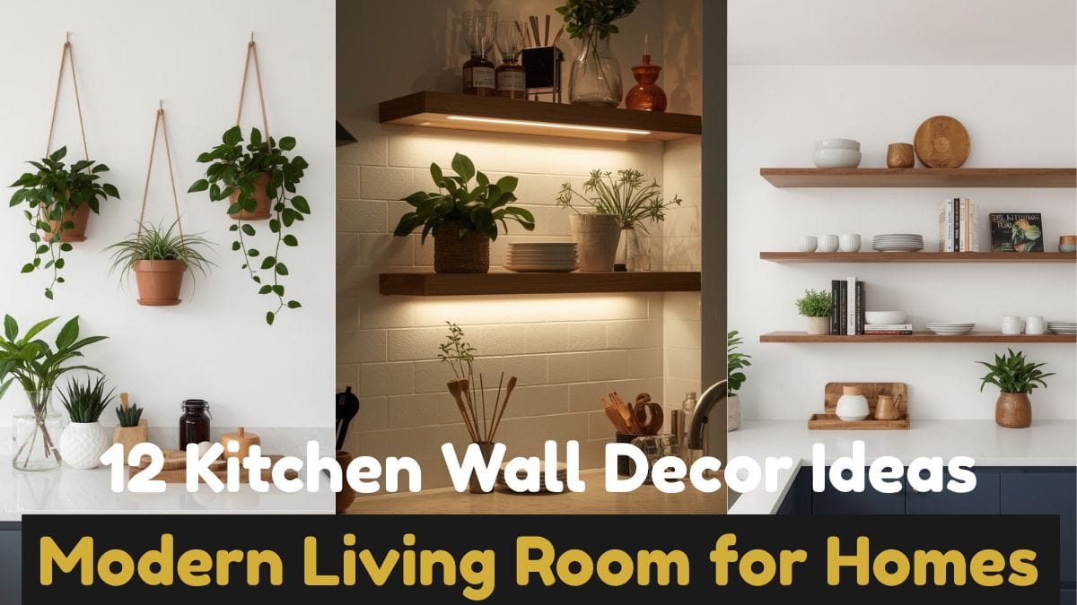 kitchen wall decor ideas modern living room