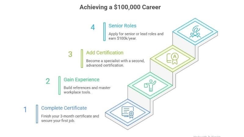 The Career Ladder: From a 3-Month Course to $100,000 a Year