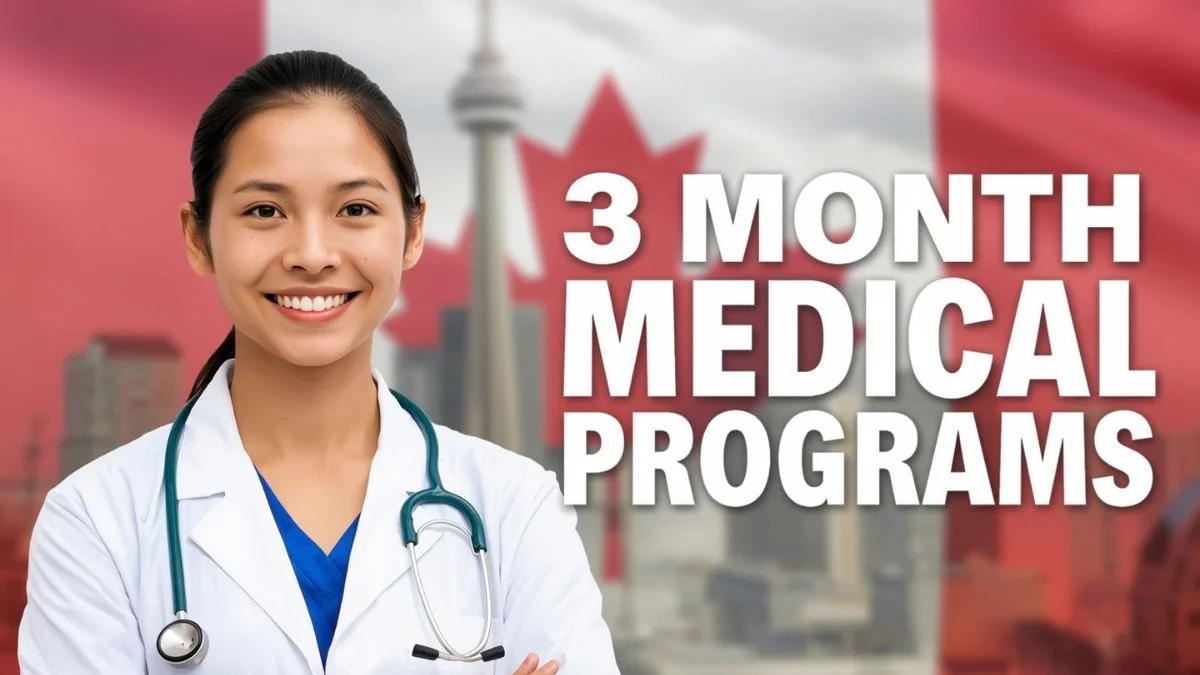 3 month medical Certificate Programs in Canada for International Students