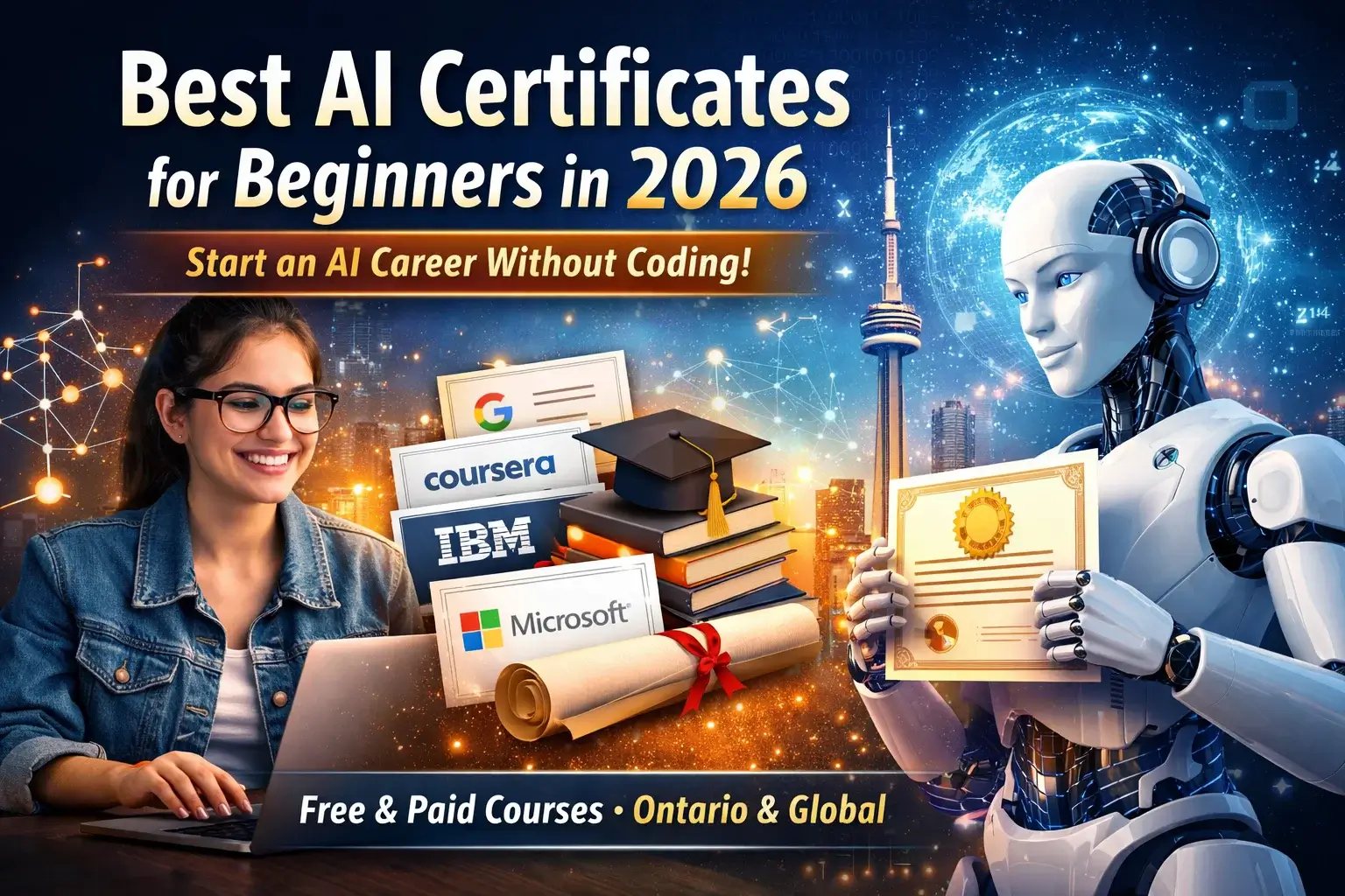 Best AI Certificates for Beginners in 2026 Start an AI Career without Coding (2026 Edition)