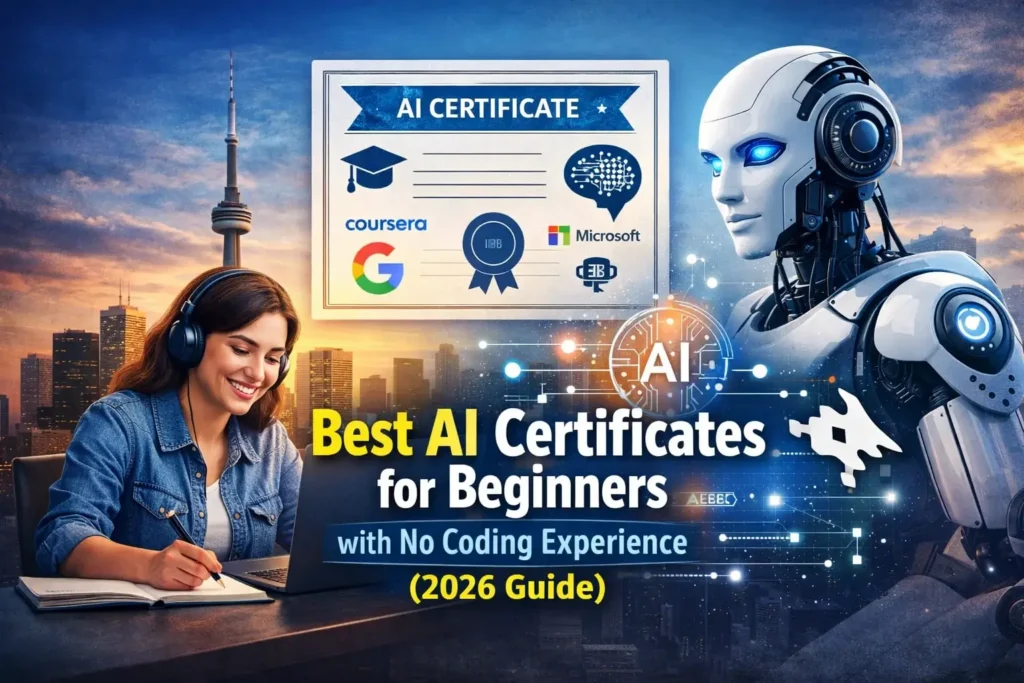 Best AI Certificates for Beginners with No Coding Experience (2026 Guide)