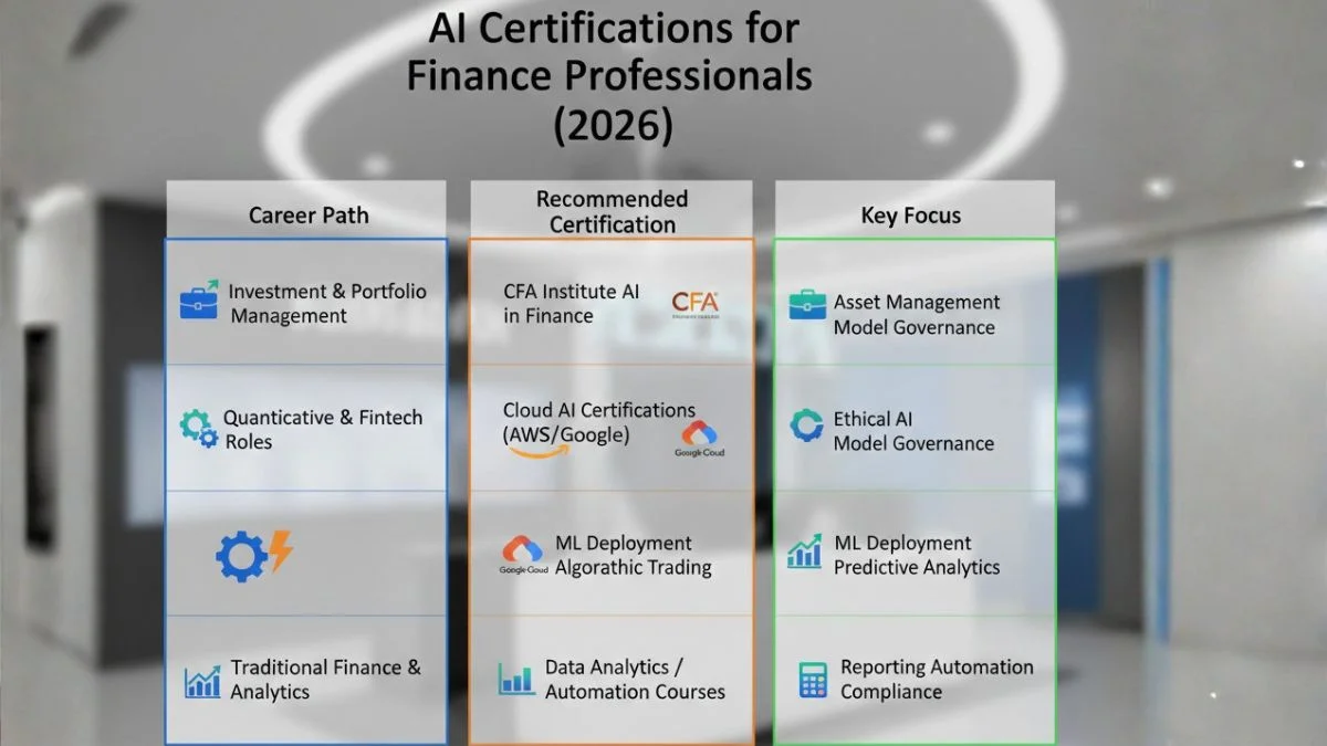 Which AI Certification Is Best for Finance Professionals in 2026 Which AI Certification Is Best for Finance Professionals in 2026